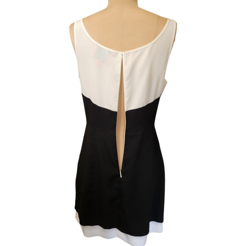 ZAC POSEN Two-tone Faille Fit & Flare Dress - Size 10 - Picture 10 of 15